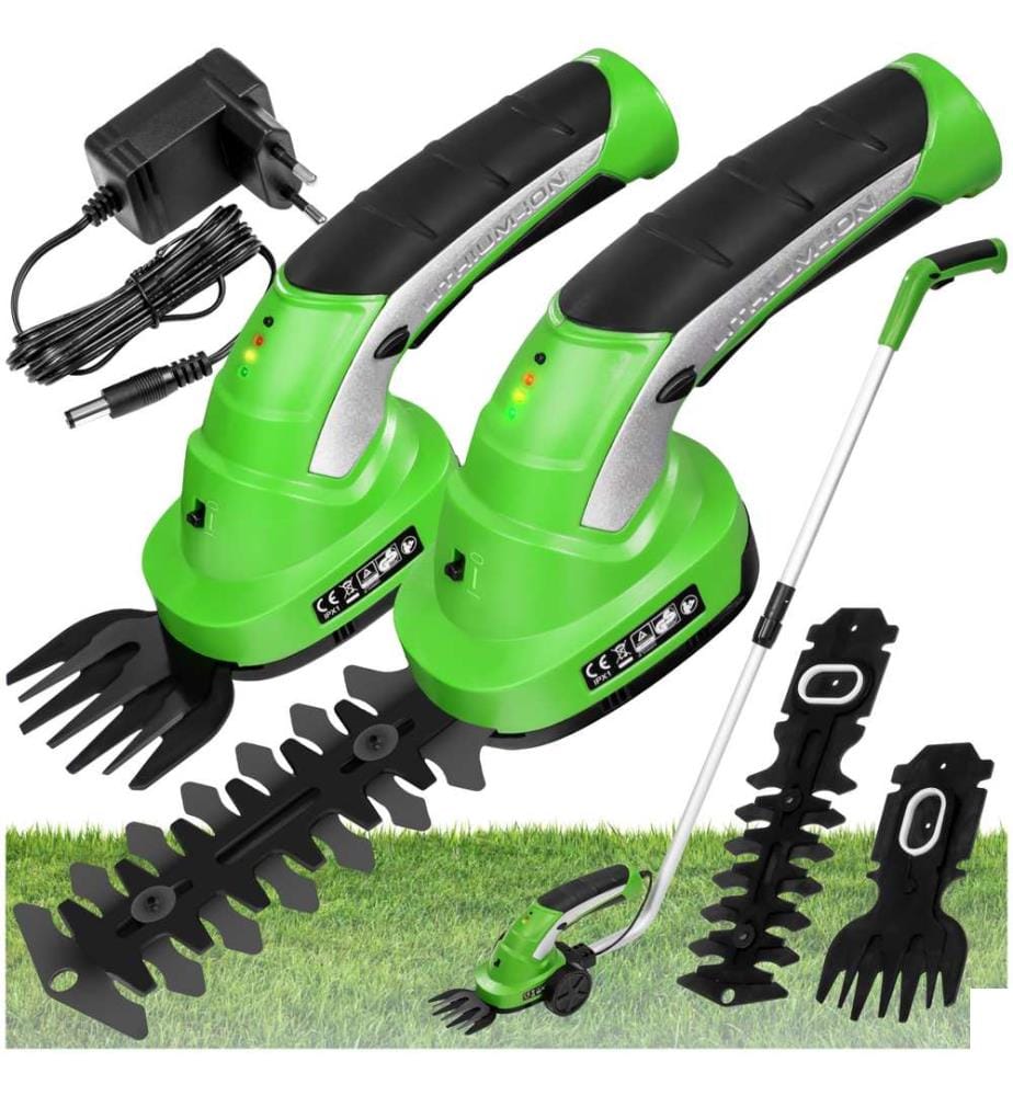 Taille haie électrique 2 en 1 - vert