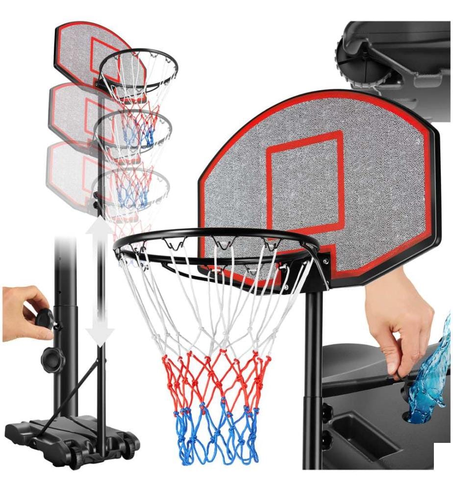 Panier de basketball sur pied HARLEM - noir