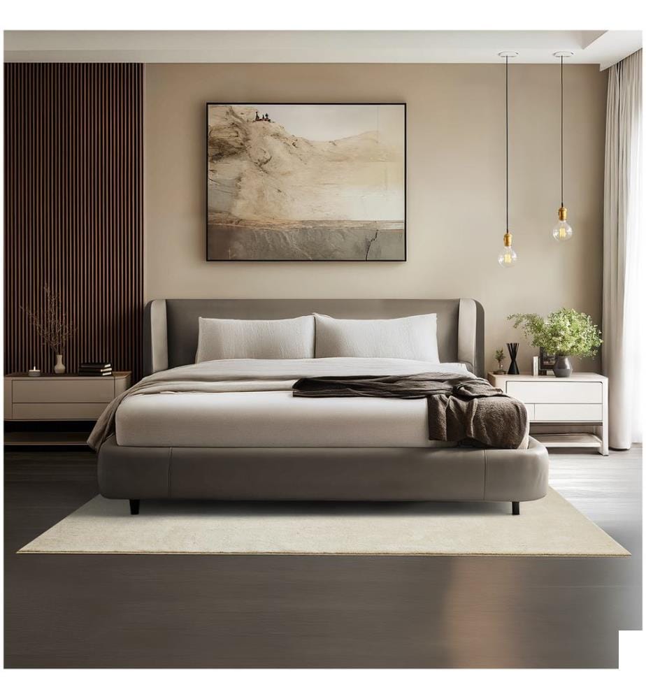 Tapis à poils ras SOFT ZONE - beige, 140 x 200 cm