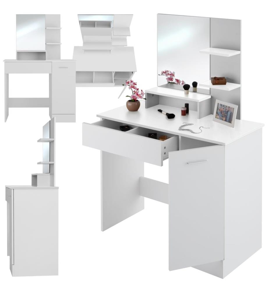Coiffeuse ZOE moderne - blanc