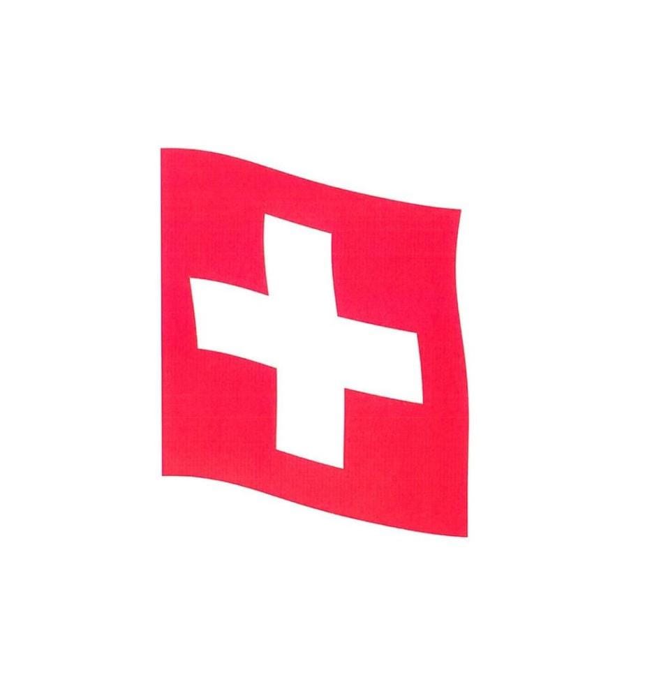 HAUSHALTSWARE - Drapeau suisse Hisser le drapeau