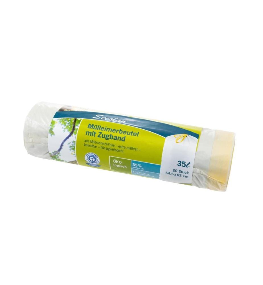 HAUSHALTSWARE - Sacs poubelle pRolle 35 l, 20 Pièce/s, Blanc