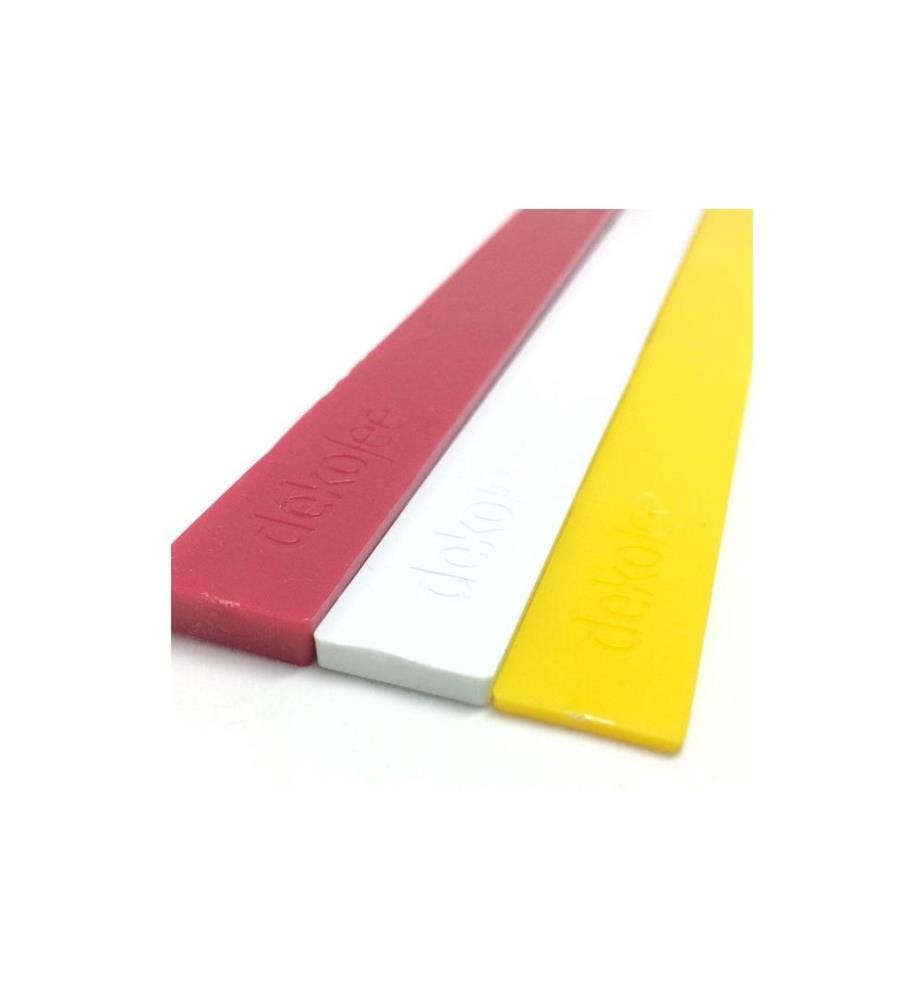 BACKSHOPSCHWEIZ - Cylindres de pâte Fée de la déco 1.5 mm/3 mm/5 mm, 3 pièces