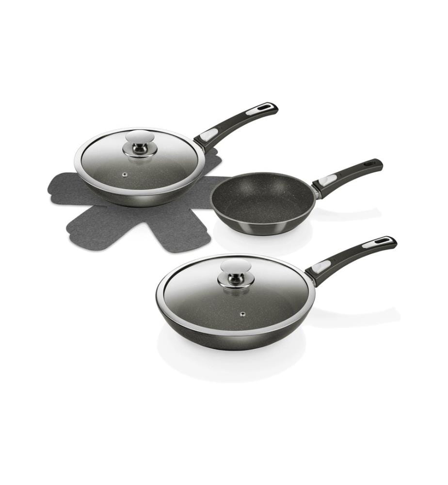 GENIUS - Set de poêles Bonafit 20 cm/24 cm/28 cm