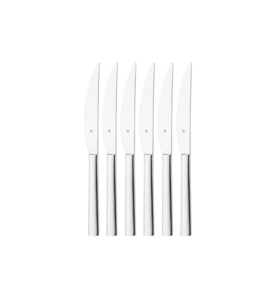 WMF - Kits de couteaux à steak Nuova 6 Pièce/s, Argenté