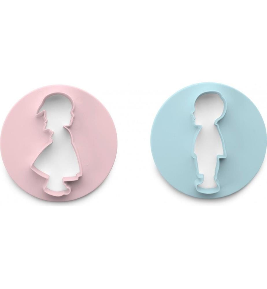 IBILI - Emporte-pièce pour biscuits Garçon et fille 10 cm