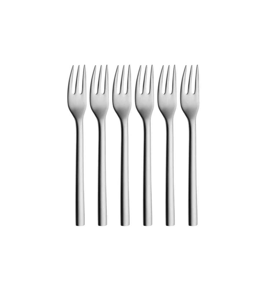 WMF - Fourchette à gâteau Nuova 6 Pièce/s, Argenté