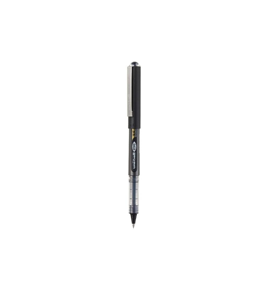 UNI - Stylo à encre gel UNI --ball Eye Micro 0,38 mm, Noir