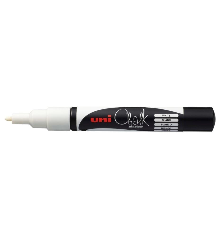 UNI - Marqueur craie liquide UNI - CHALK 0.9 -1.3 mm Blanc