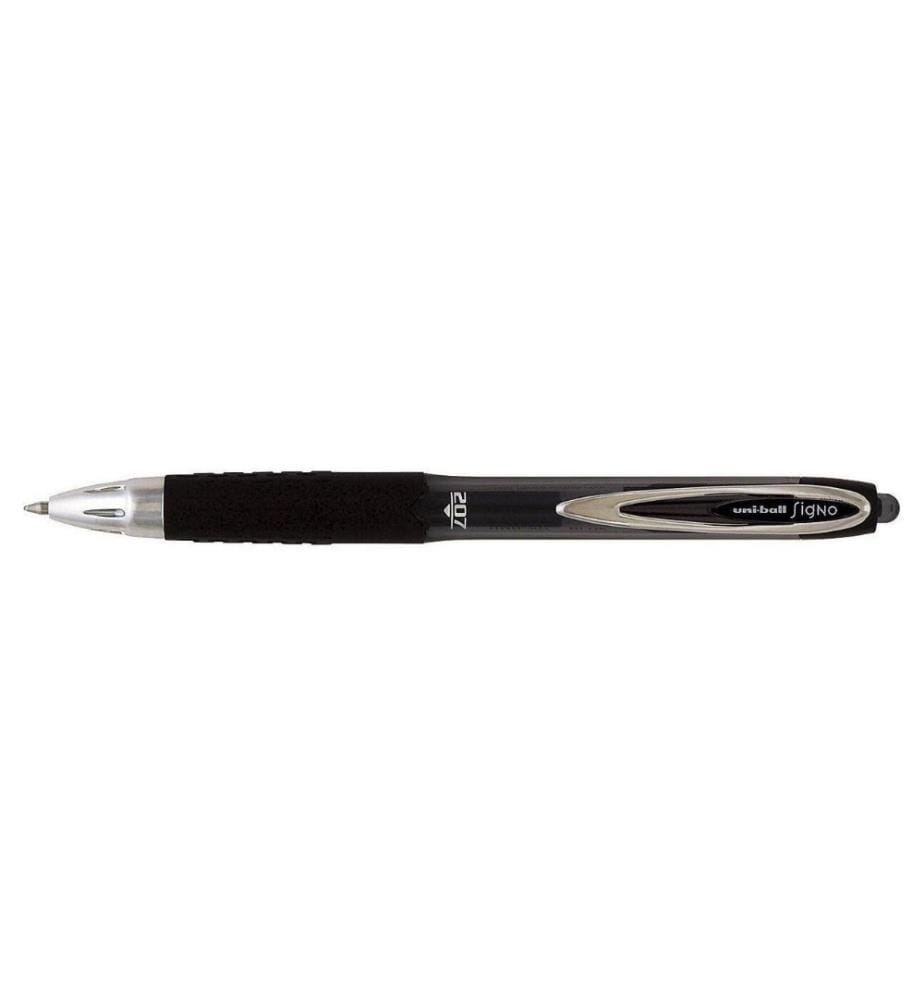 UNI - Stylo à encre gel Signo 0.7 mm, Noir