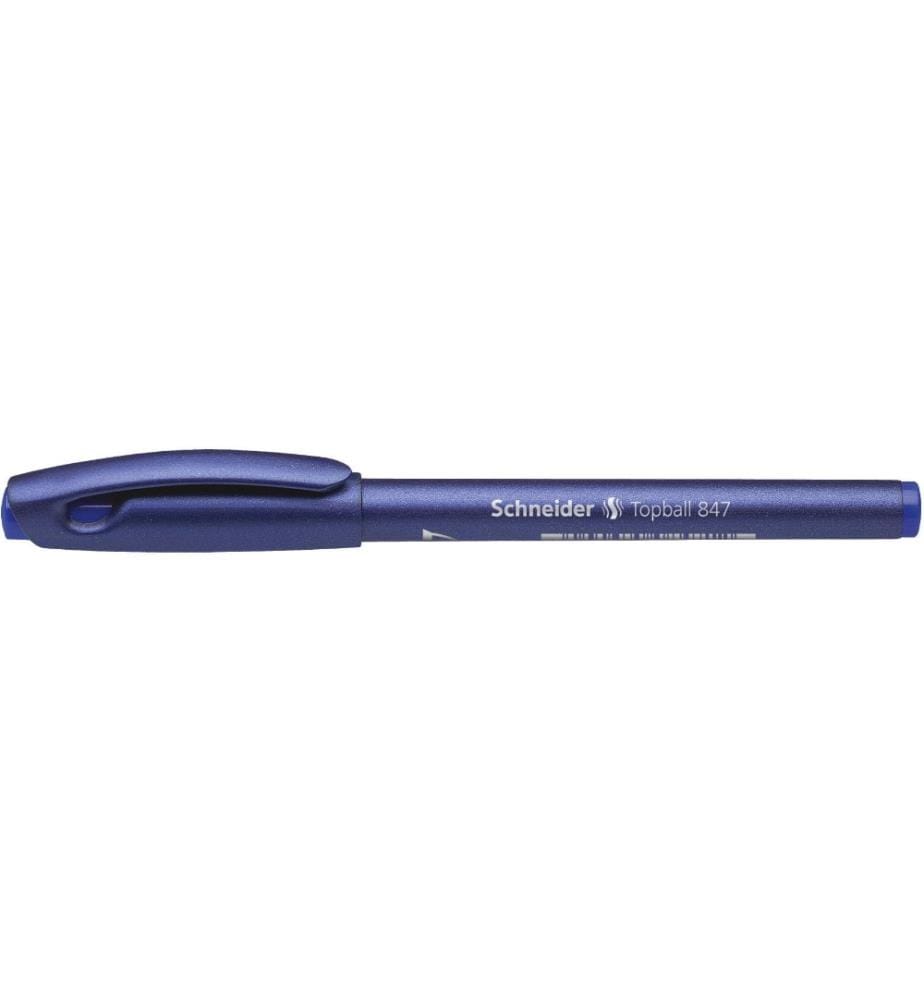 SCHNEIDER - Roller encre 847 0.5 mm, Bleu, 10 pièces