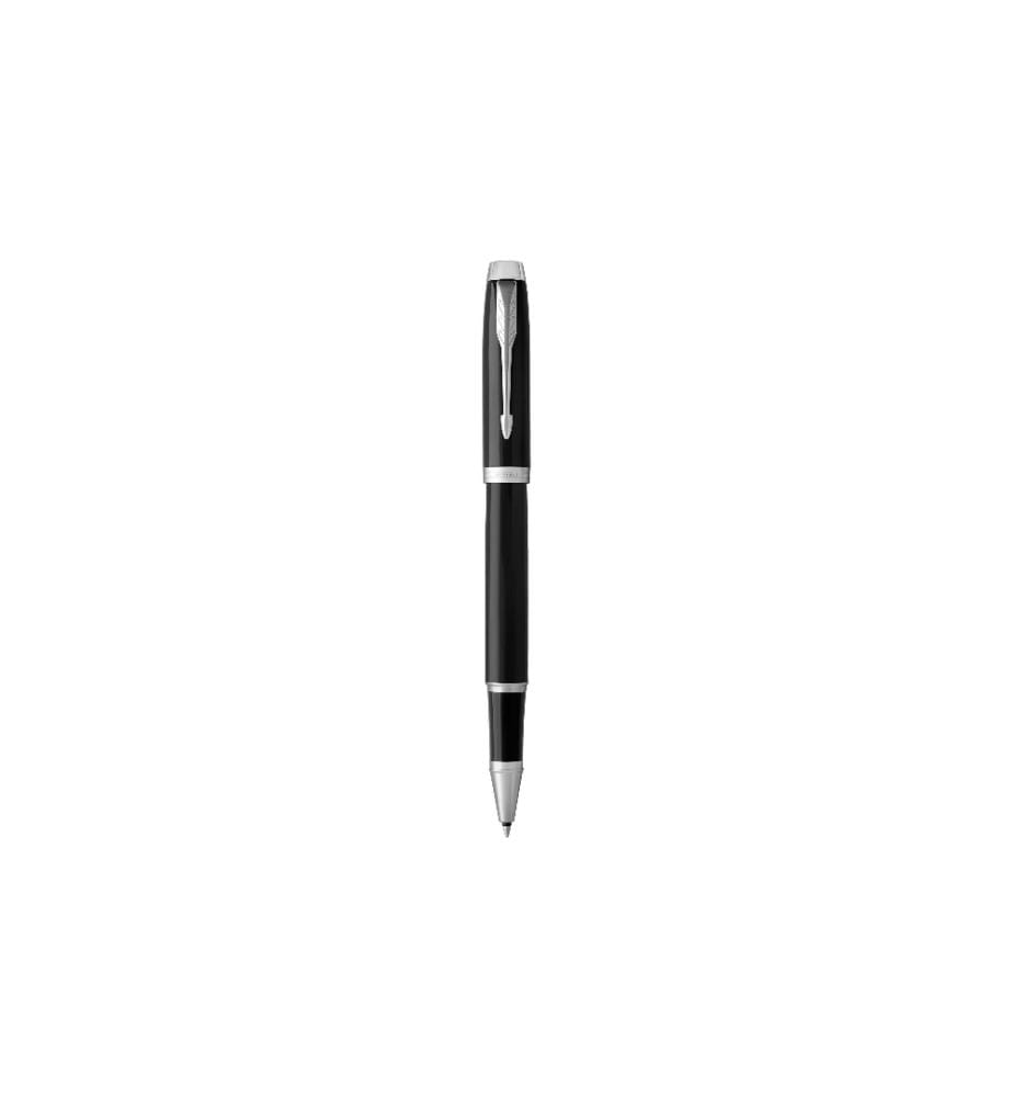 PARKER - Stylo à bille roulante IM Black Lacquer Sans, Noir