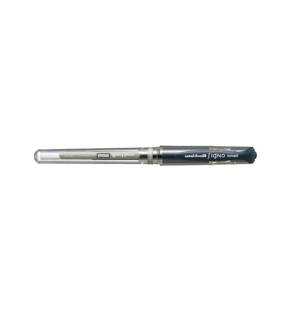 UNI - Stylo à encre gel UNI -BALL SIGNO Broad 1 mm Bleu-Noir