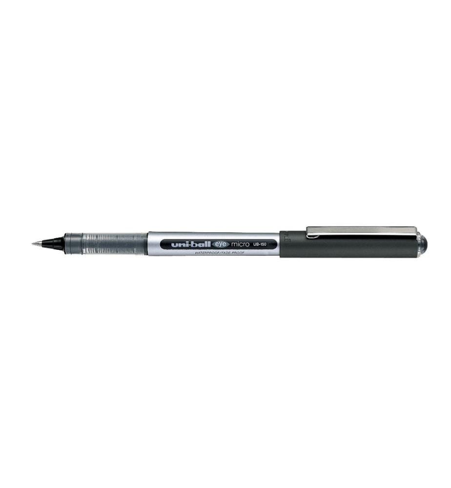 UNI - Stylo à bille roulante UNI -BALL EYE Micro 0.5 mm Noir