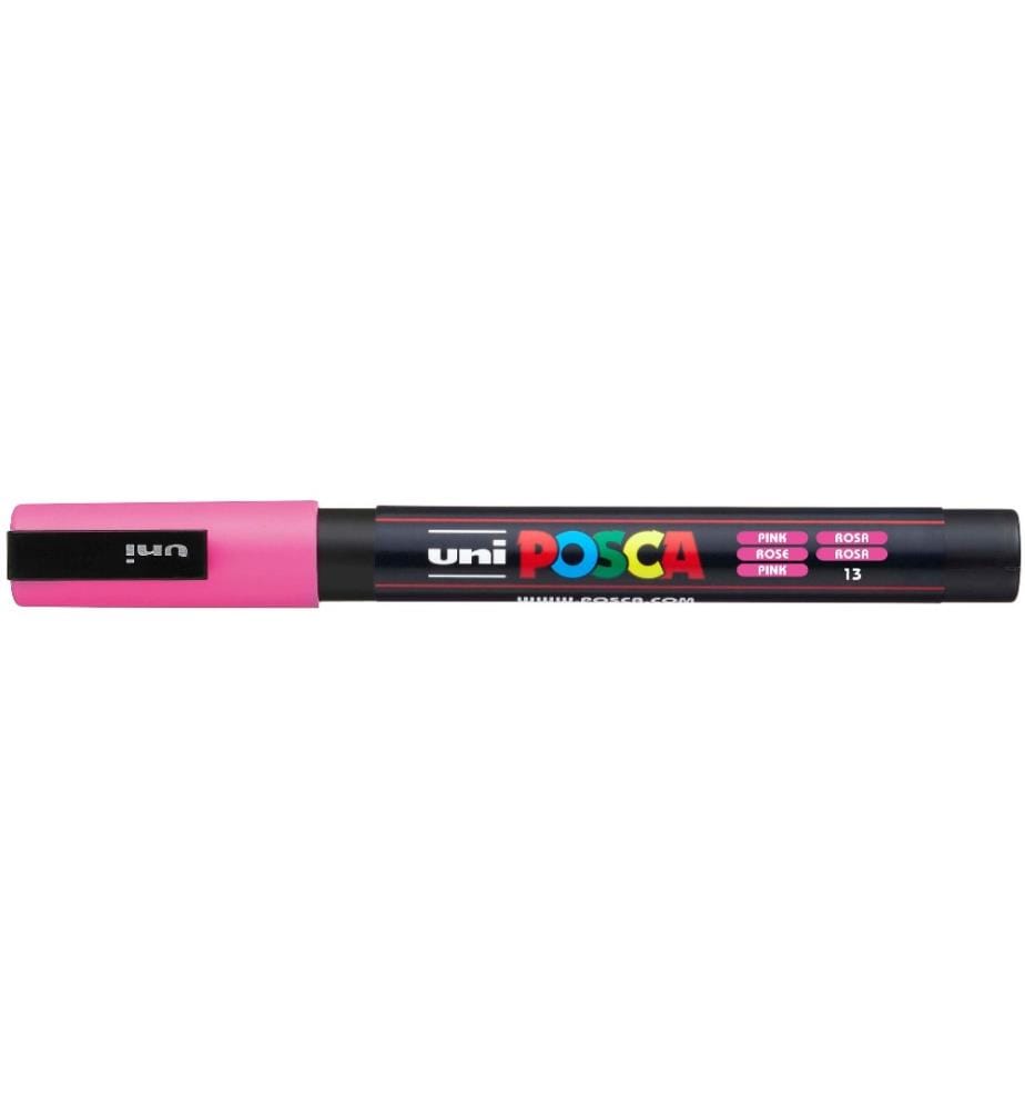 UNI - Marqueur indélébile POSCA 0,9-1,3 mm, Rose