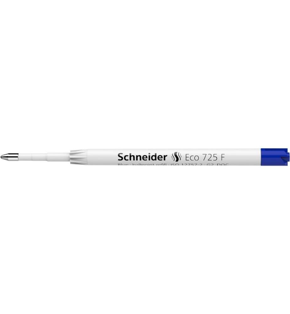 SCHNEIDER - Mine de crayon Eco 725 F 10 pièces, bleu