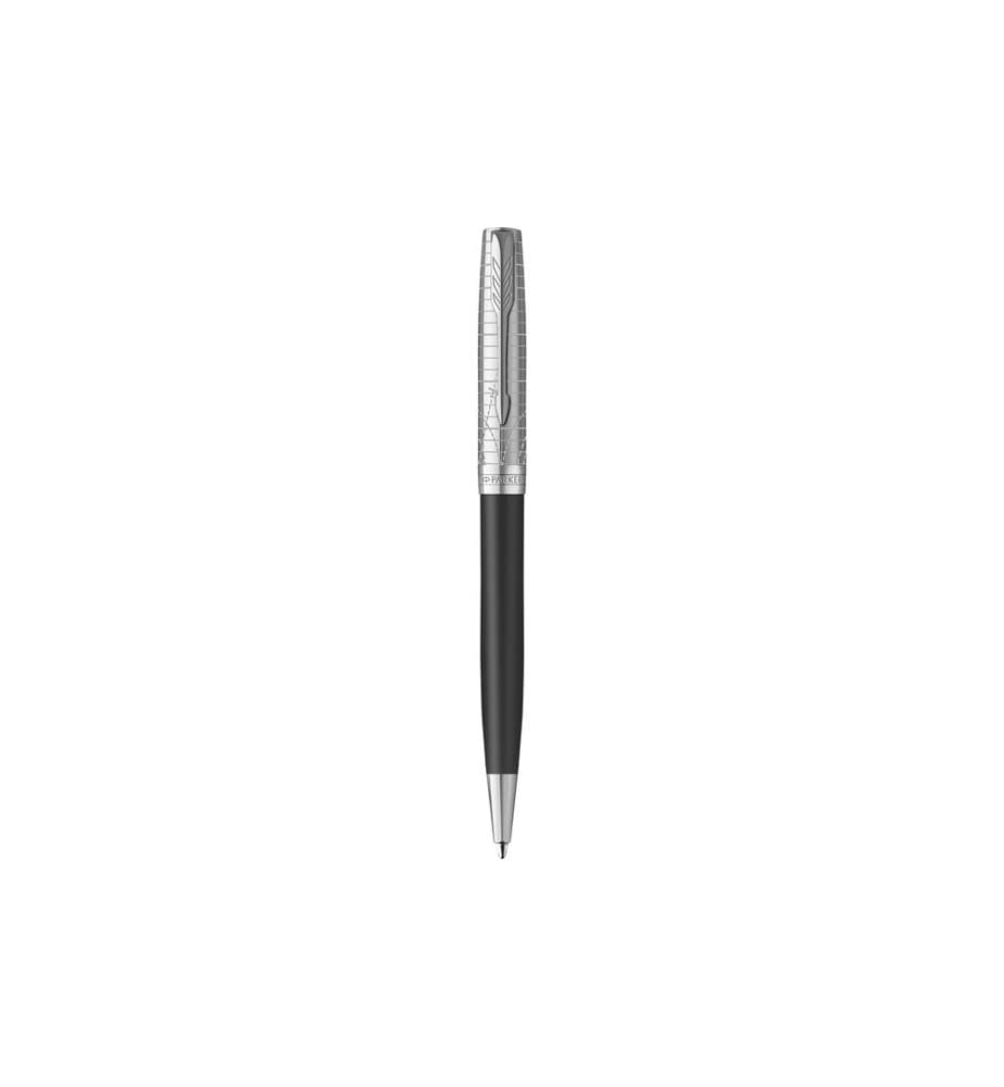 Parker stylo à bille Sonnet Medium (M), gris/or