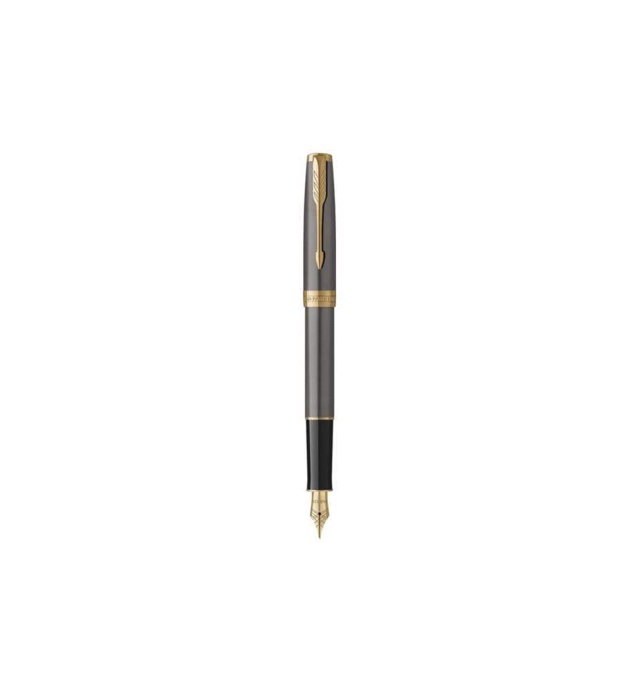 Parker Stylo plume Sonnet M Grey Core Finish