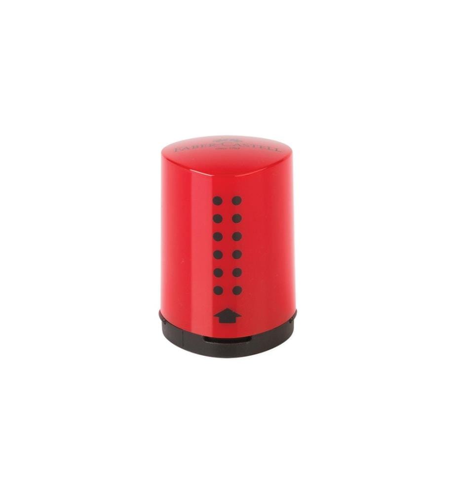 Faber-Castell Taille-crayon Grip 2001 Mini 10 pièces, Bleu et Rouge