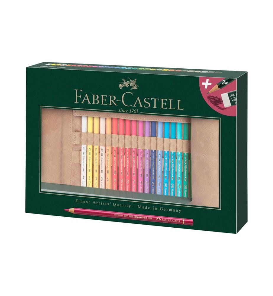 Faber-Castell Crayons de couleur Polychromos 34 pièces