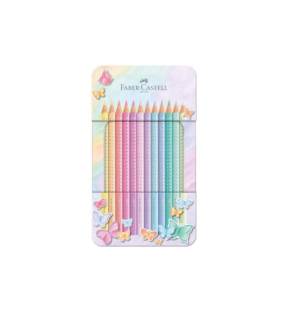Faber-Castell Crayons de couleur Sparkle Pastel 12 pièces