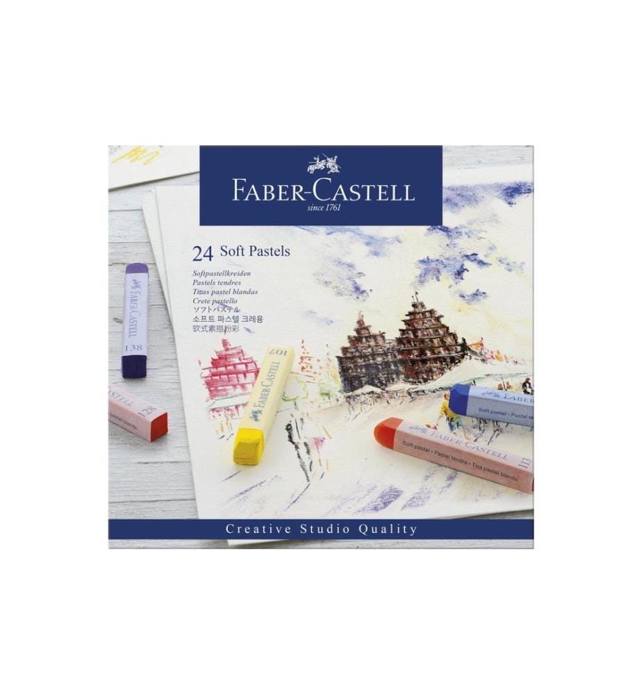 Faber-Castell Craie pastel Soft Studio 24 pièces