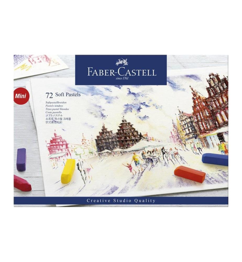 Faber-Castell Craie pastel Soft Mini 72 pièces
