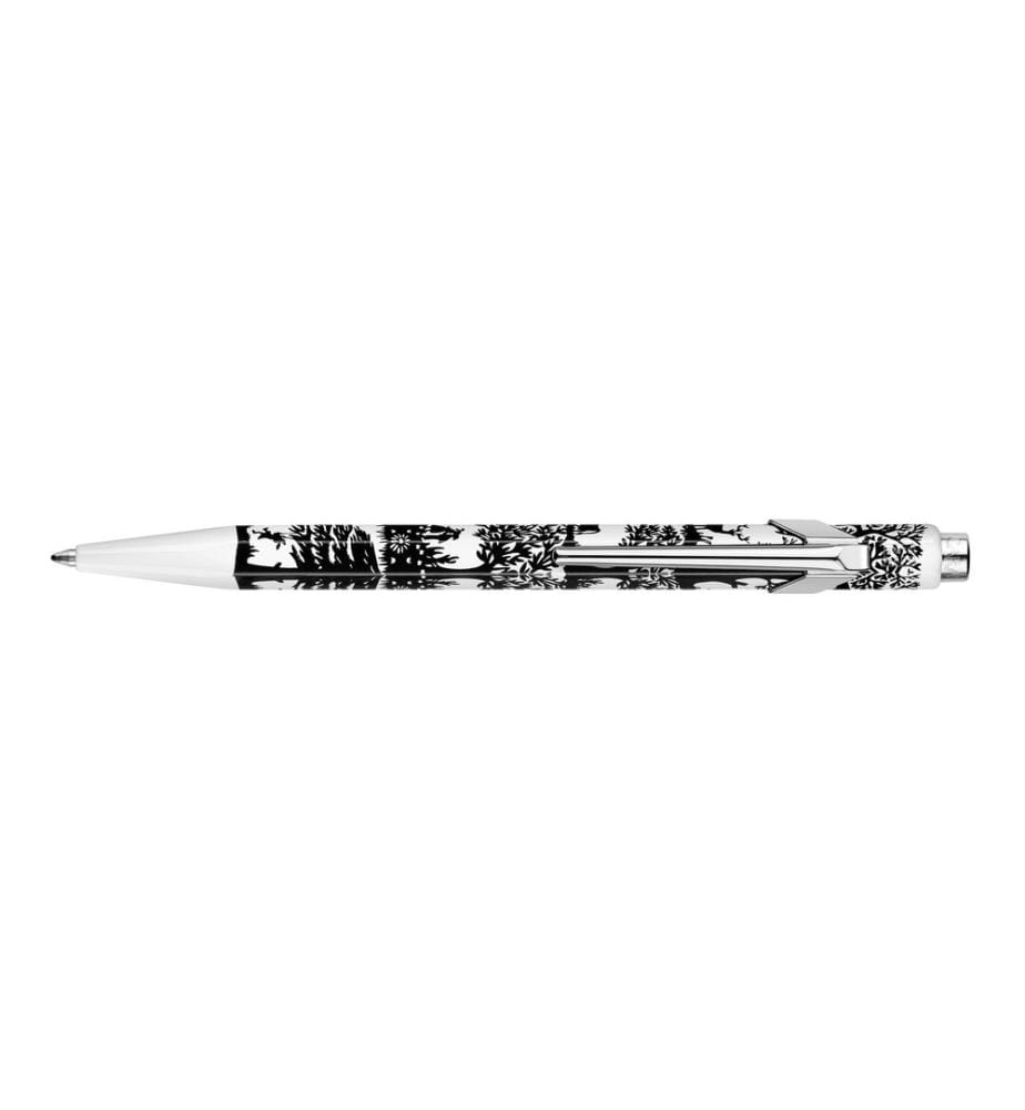 Caran d'Ache Stylo bille Totally Swiss Découpage M, avec étui