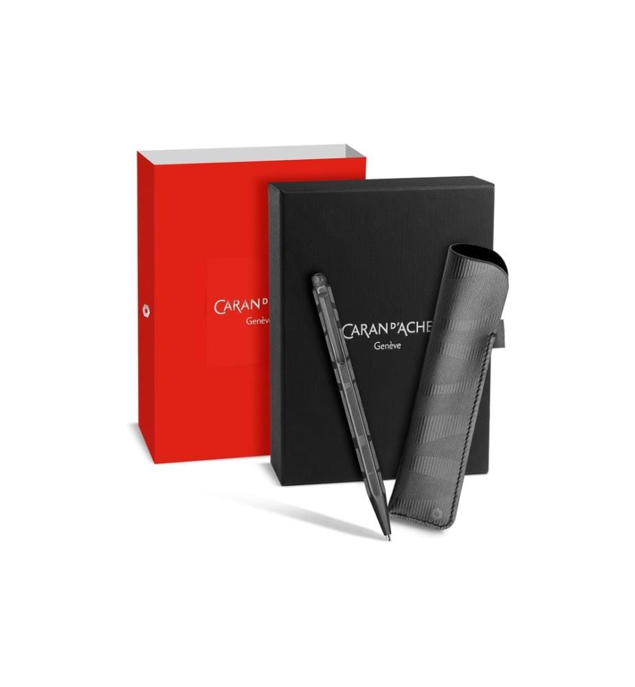 Caran d'Ache Stylo bille Ecridor Black Lines Moyenne (M), Noir