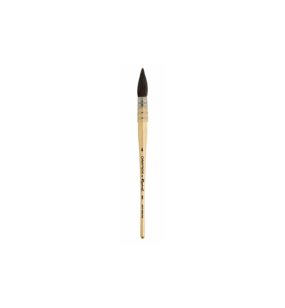 Caran d'Ache Pinceau aquarelle Raphael «Petit Gris» N° 4, 1 pièce
