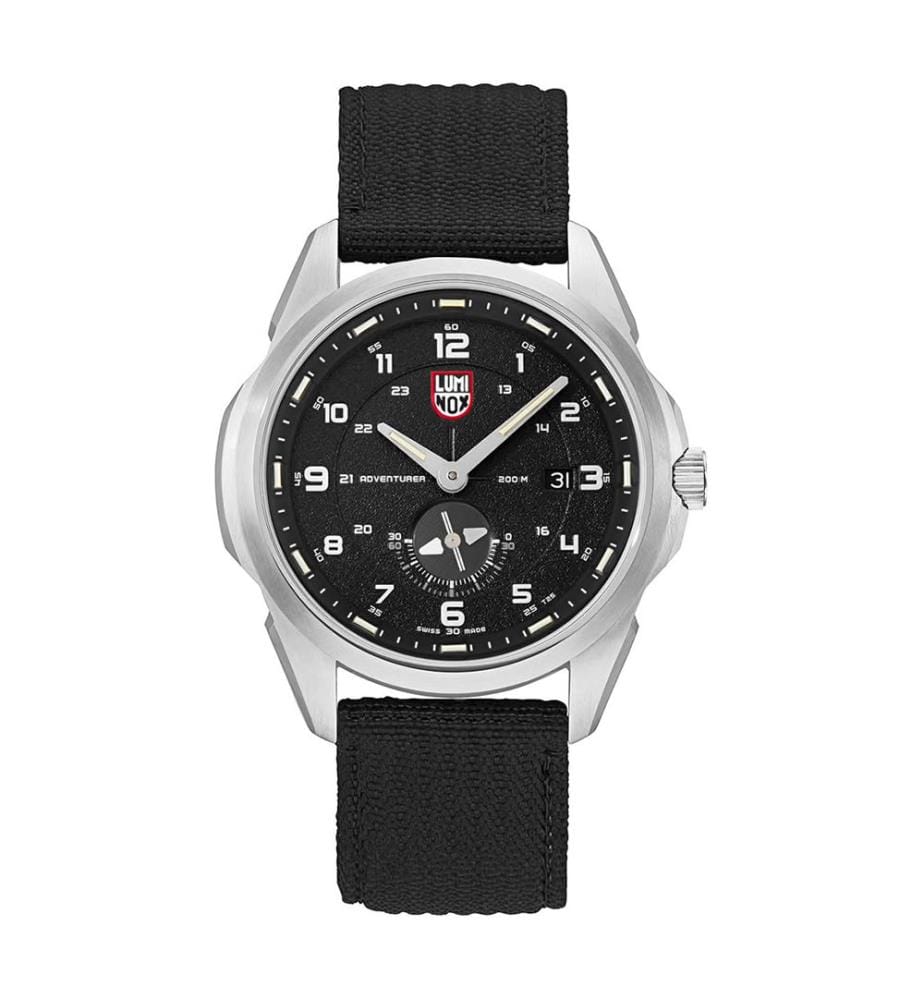 Montre à quartz en nylon noir - 45 mm