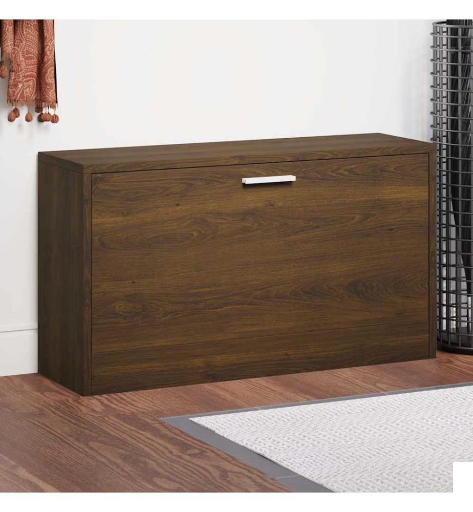 Banc à chaussures Chêne marron 80x24x45 cm Bois d'ingénierie