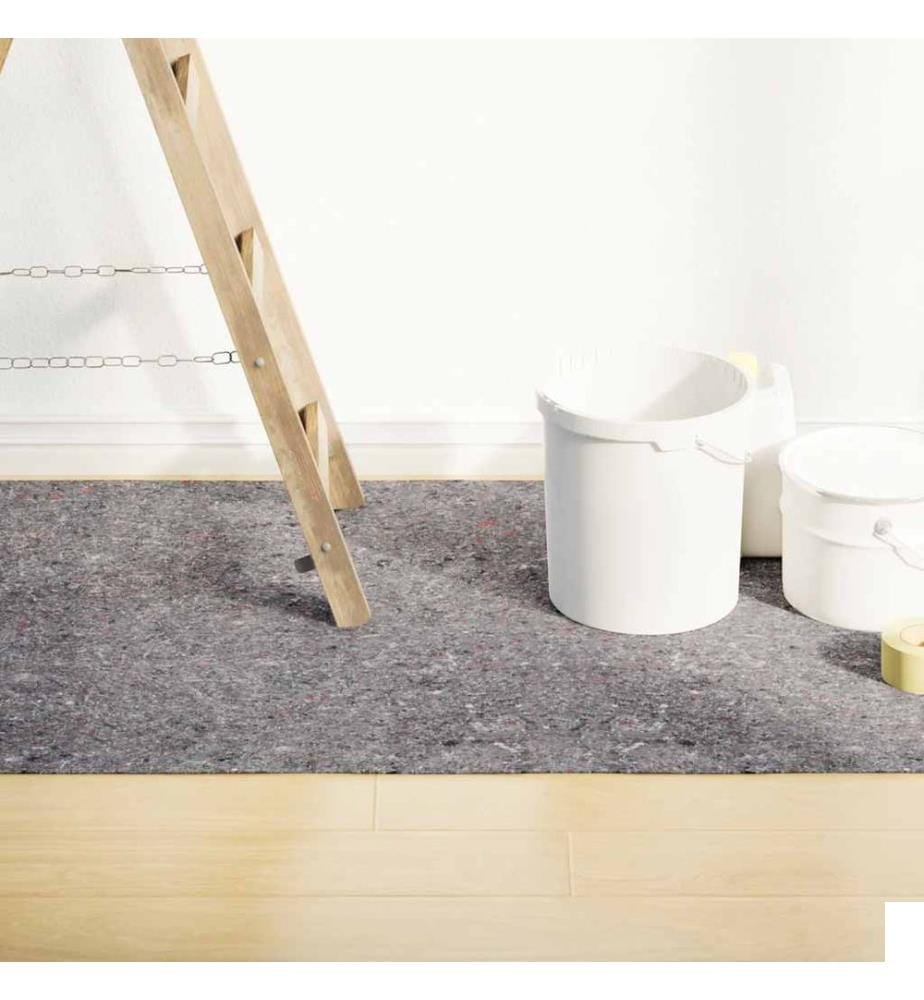 Bâche de protection contre peinture 5 m 220 g/m² gris