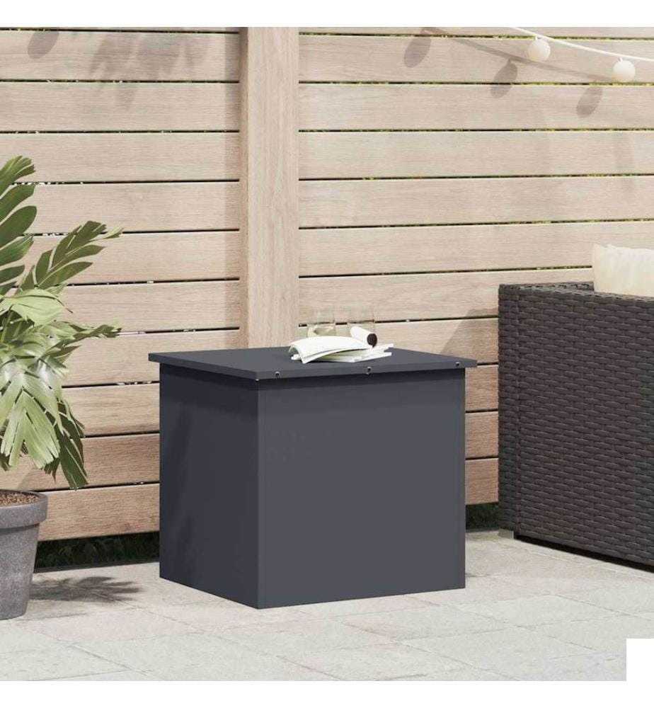 Boîte de Rangement Extérieure Anthracite 55 x 50,5 x 50 cm