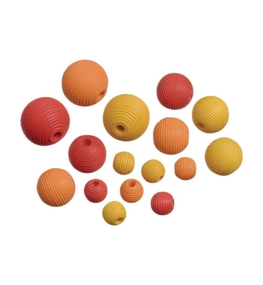 KNORR PRANDELL - Perles Mix 4 20 pcs, jaune; orange; rouge