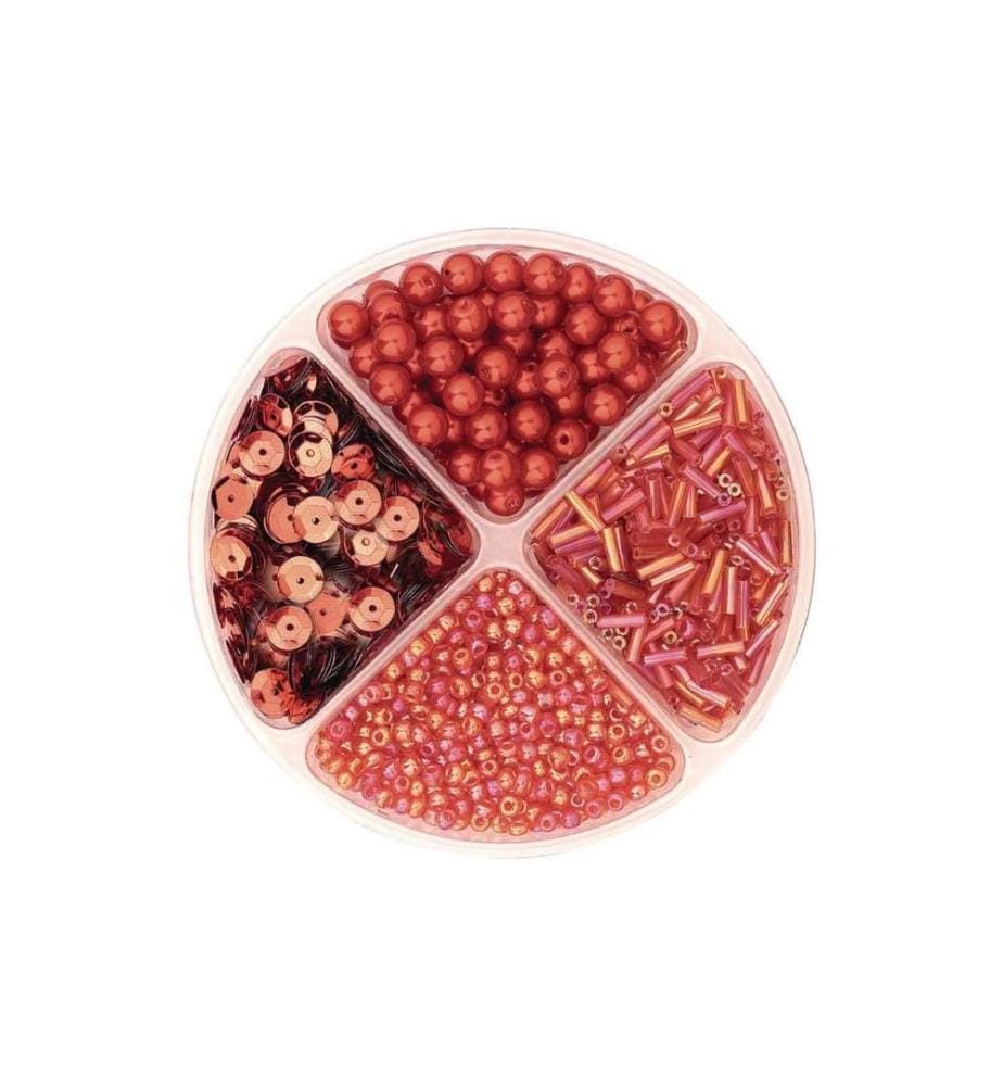 KNORR PRANDELL - Perles en plastique 30 g Rouge