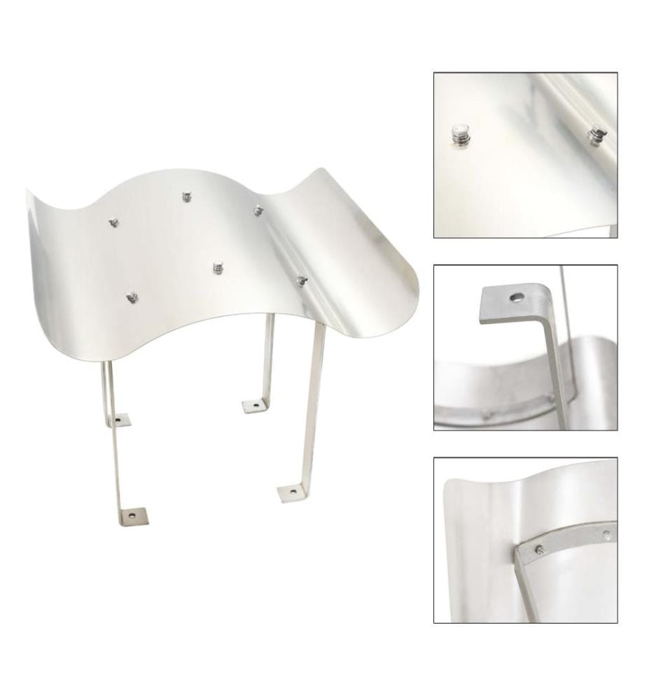 Capot de cheminée Acier inoxydable 60 x 60 x 38 cm