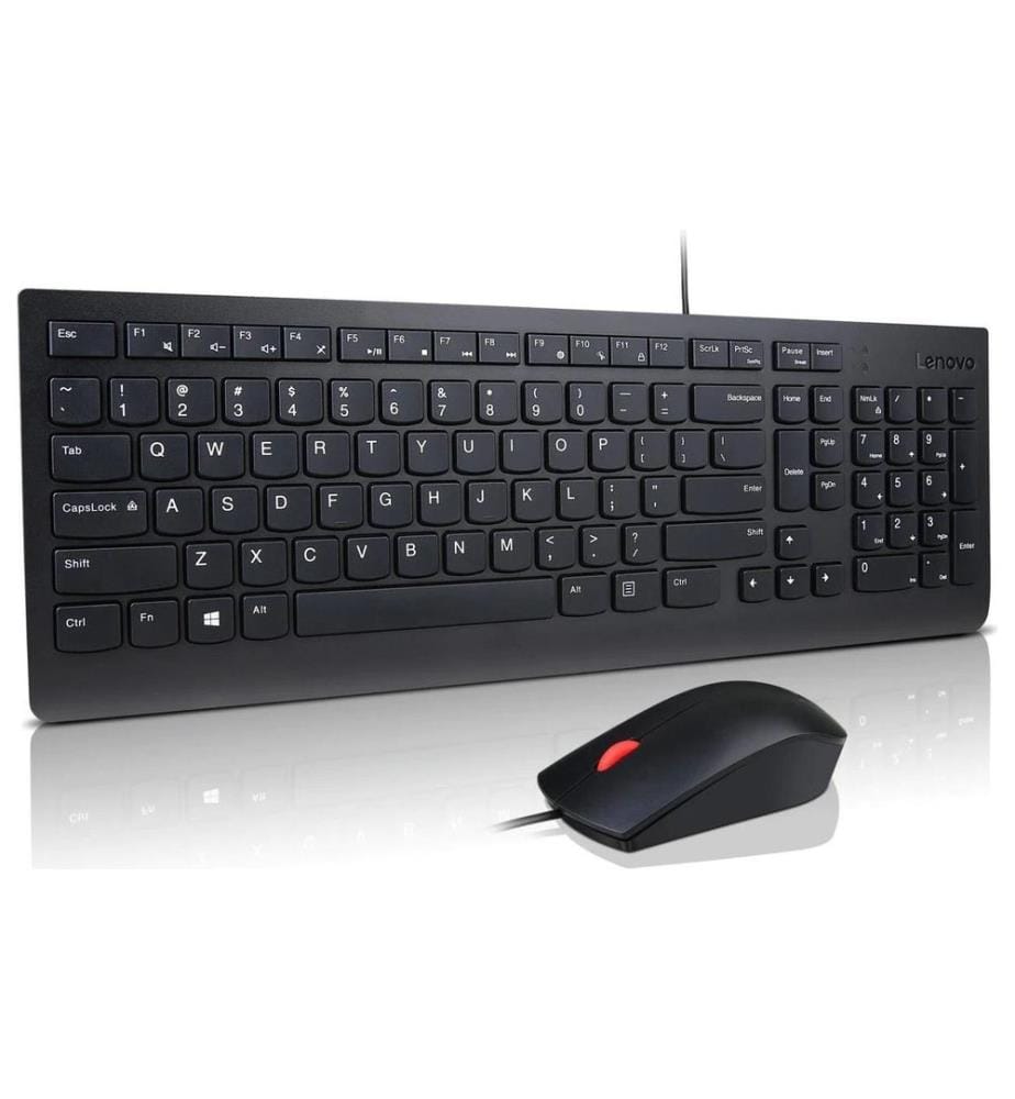 LENOVO - Ensemble clavier-souris Essential Wired Combo Aménagement CH