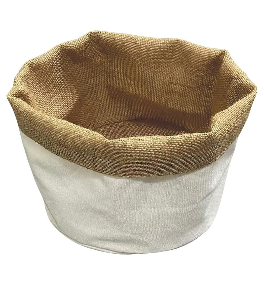 Sac à pain couleur crème 20 x 18 cm