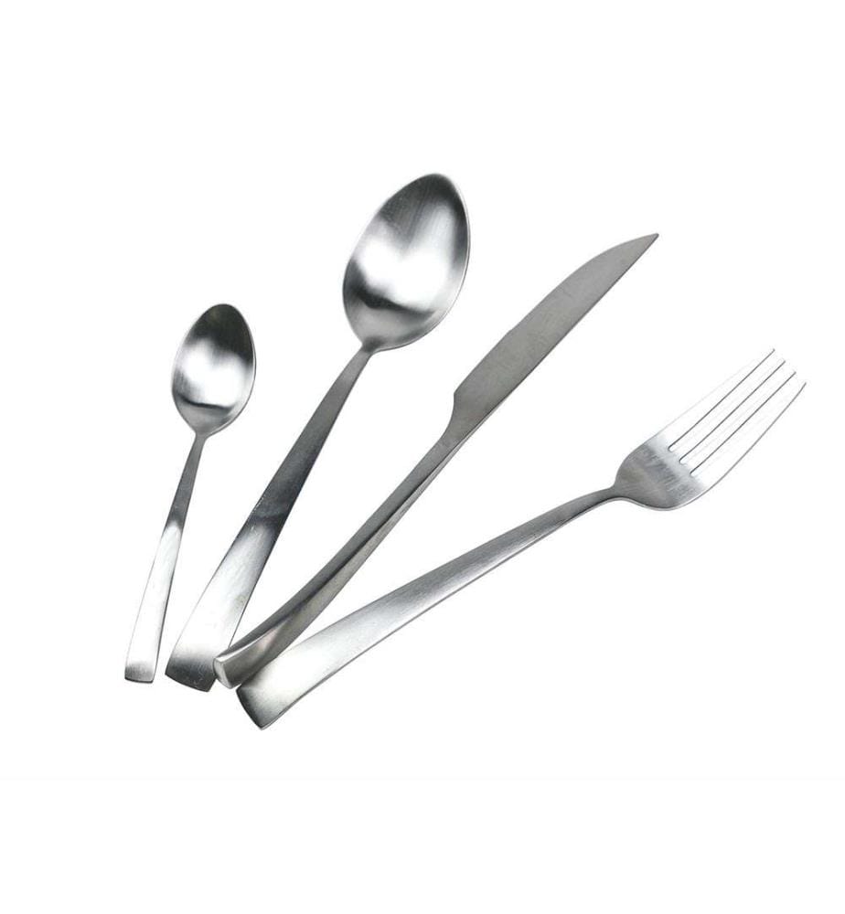 Lot de 24 couverts Park Avenue - Acier / Argent