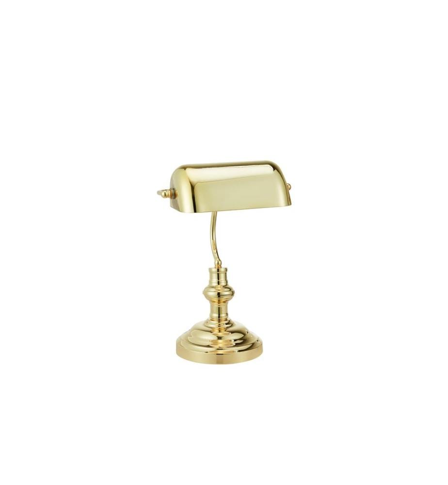 Markslöjd Bankers lampe de table cuivre