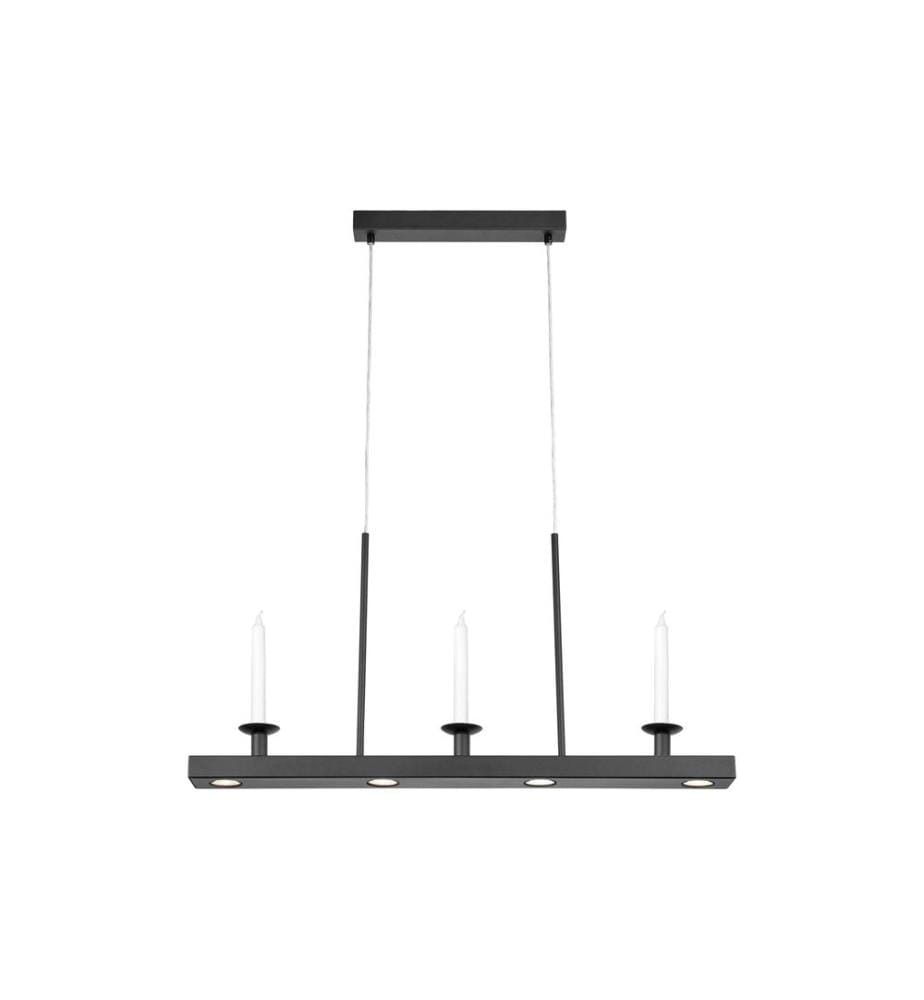 Markslöjd Lampe suspendue DINING 4-flamme fer Noir