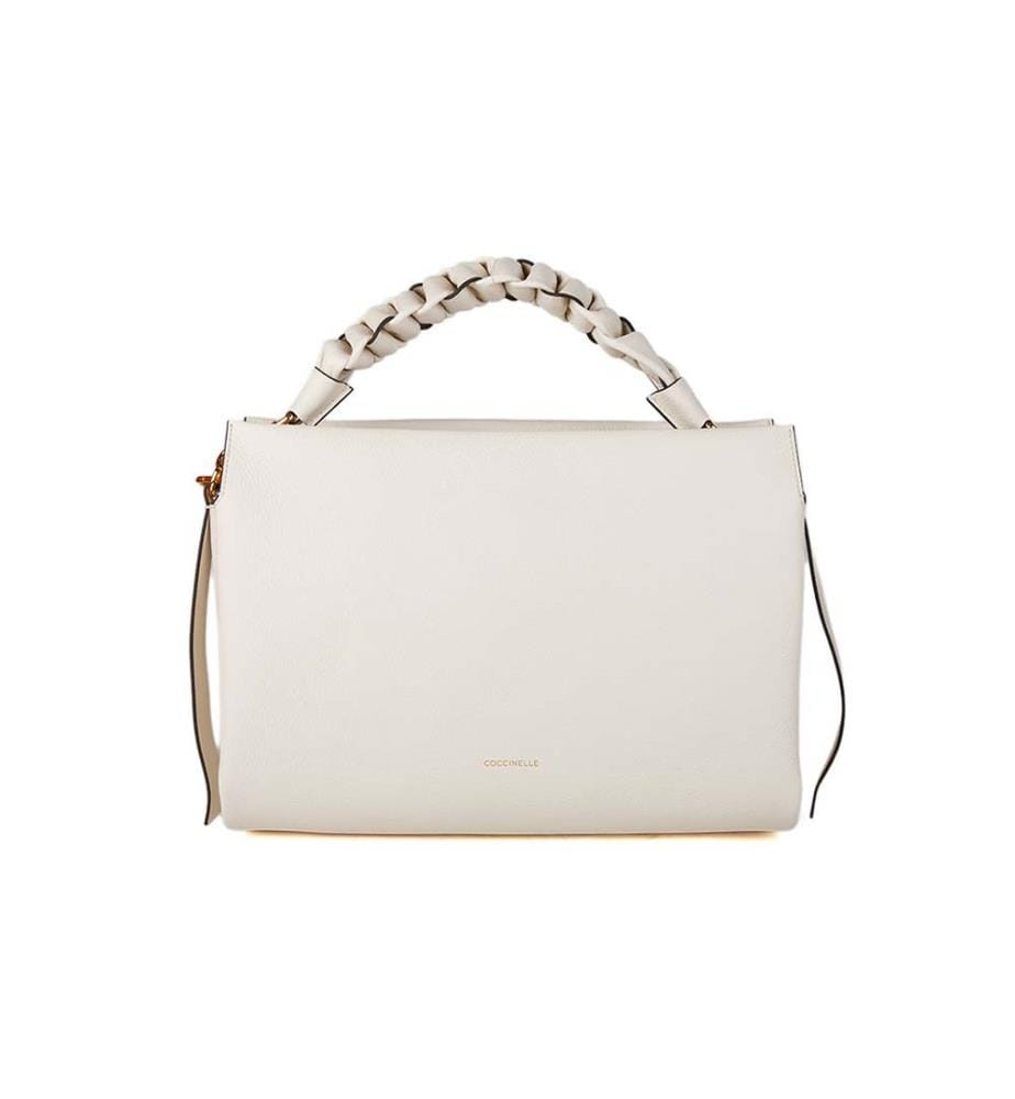 Sac à Main double Boheme Grana - perle et cognac
