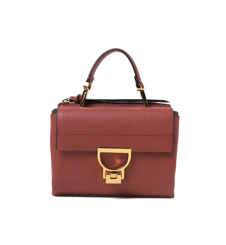 Sac à Main Arlettis - Cuir grainé - Brandy