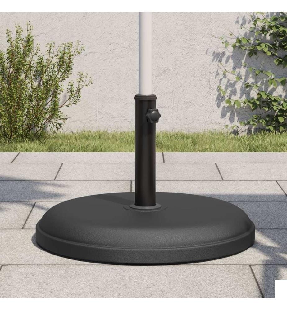 Base de parasol pour mâts Ø32/35/38 mm 25 kg rond