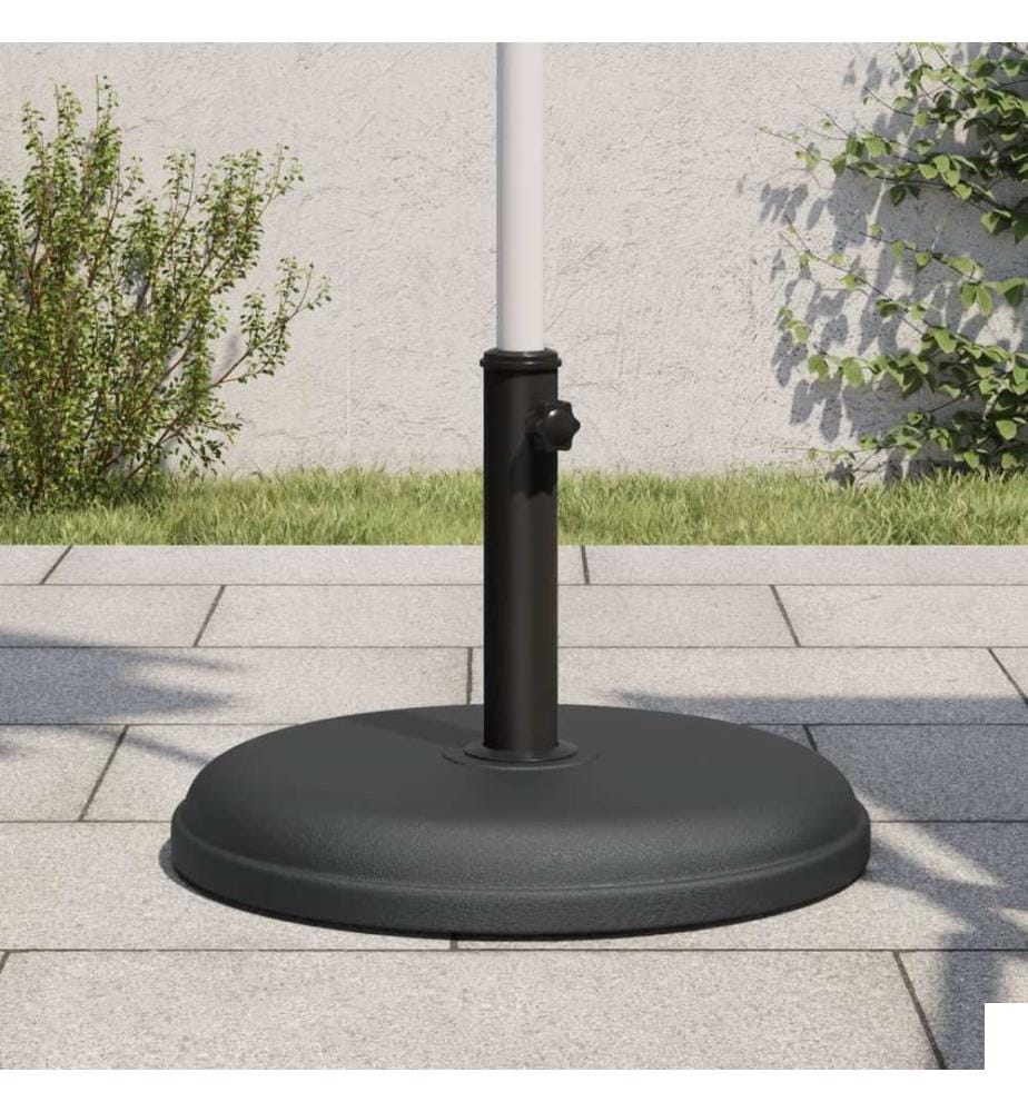 Base de parasol pour mâts Ø32/35/38 mm 15 kg rond