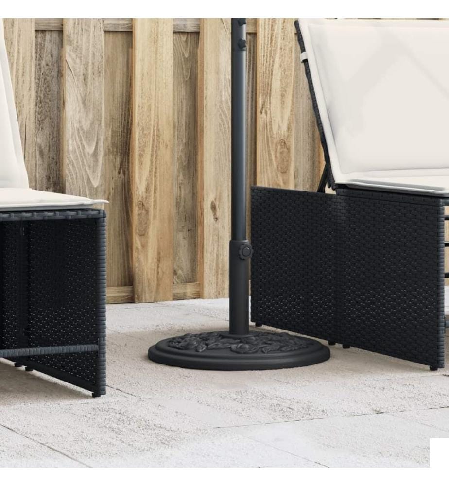 Base de parasol pour mâts Ø38 / 48 mm 12 kg rond
