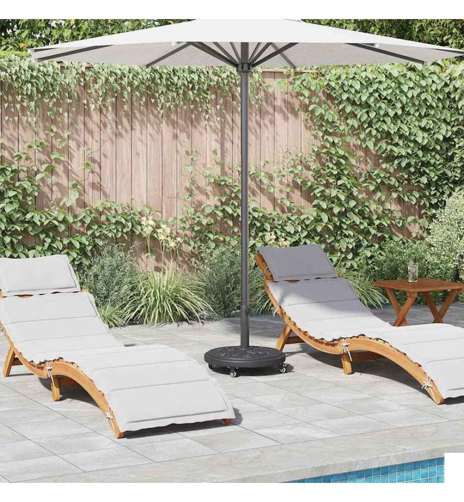 Pied de parasol Art déco Noir Ø 45 x 39,5 cm Fer