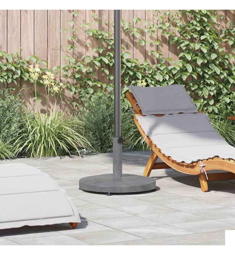 Pied de parasol Aspect Bois Gris Foncé 48 x 48 x 32 cm