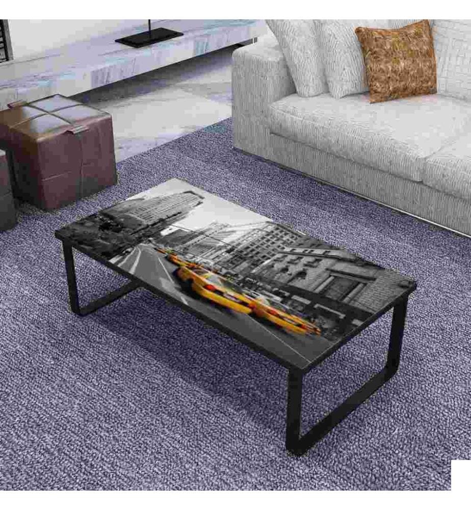Table basse avec dessus de table rectangulaire